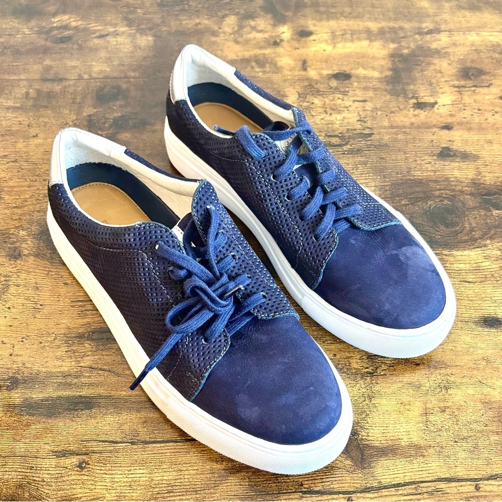 Peter Millar Navy Suede shoes - Picture 5 of 9